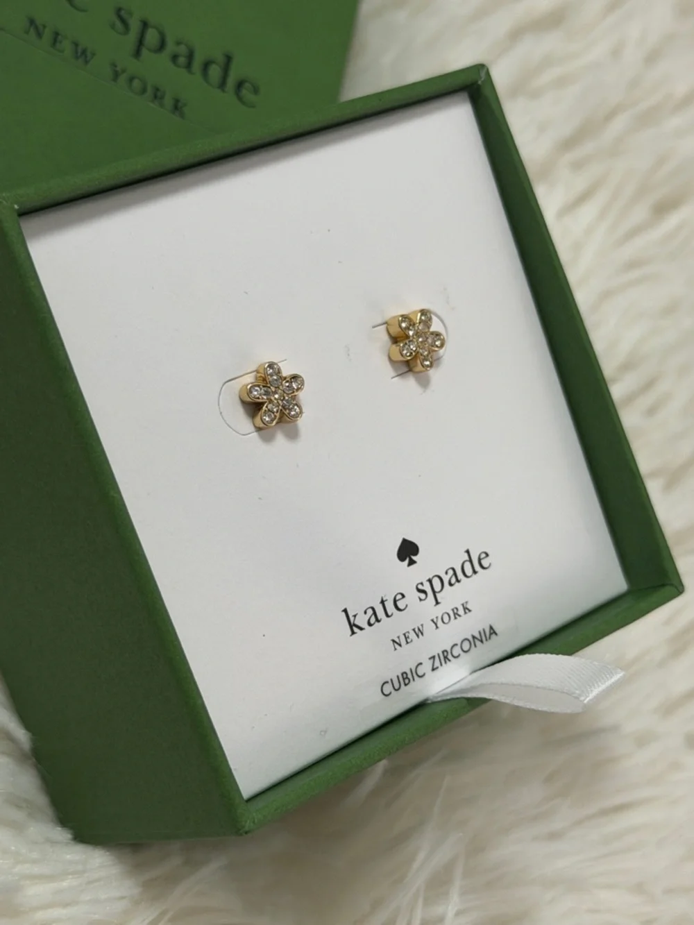 kate spade Gold Flower Stud Earrings